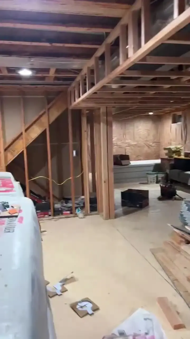 Basement framing walkthrough video