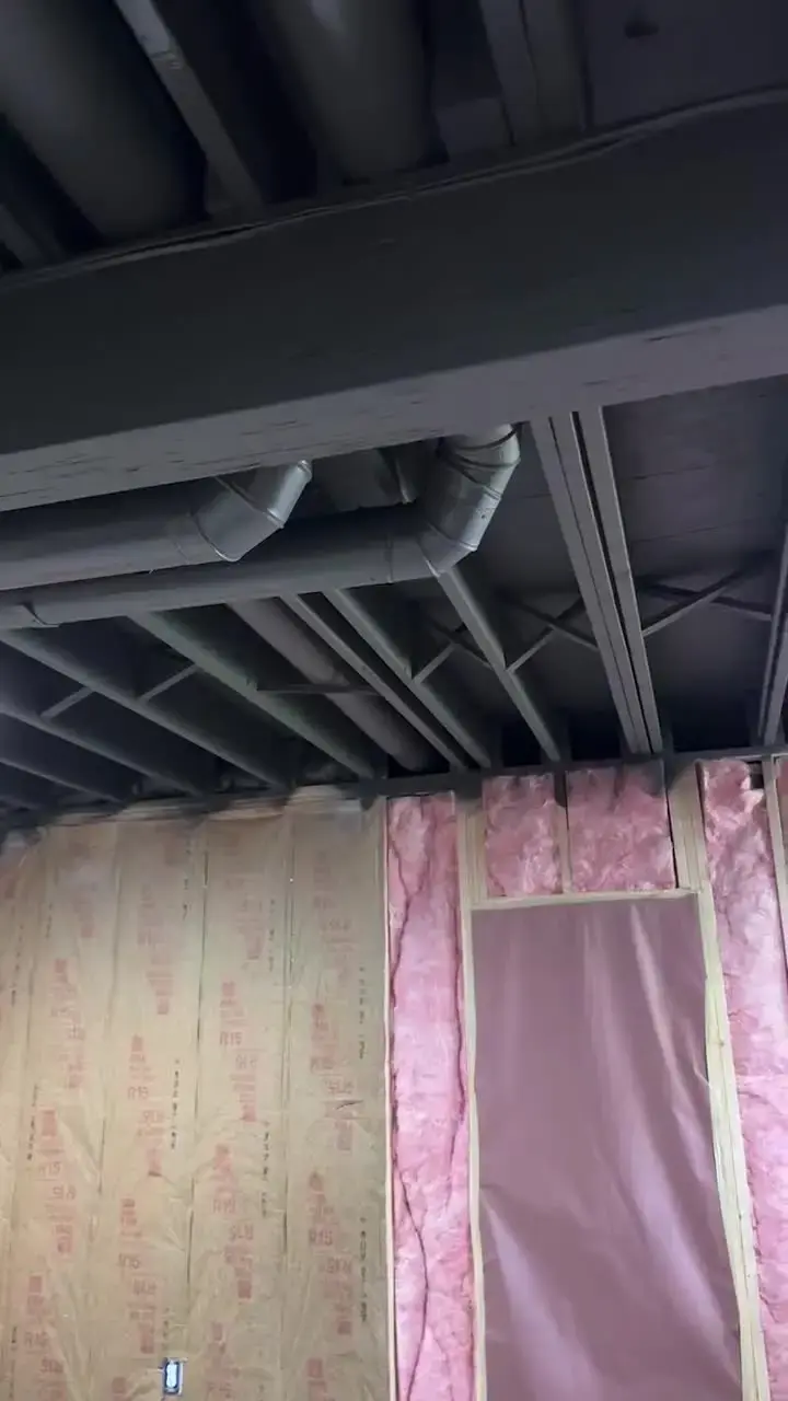 Basement insulation and ductwork video