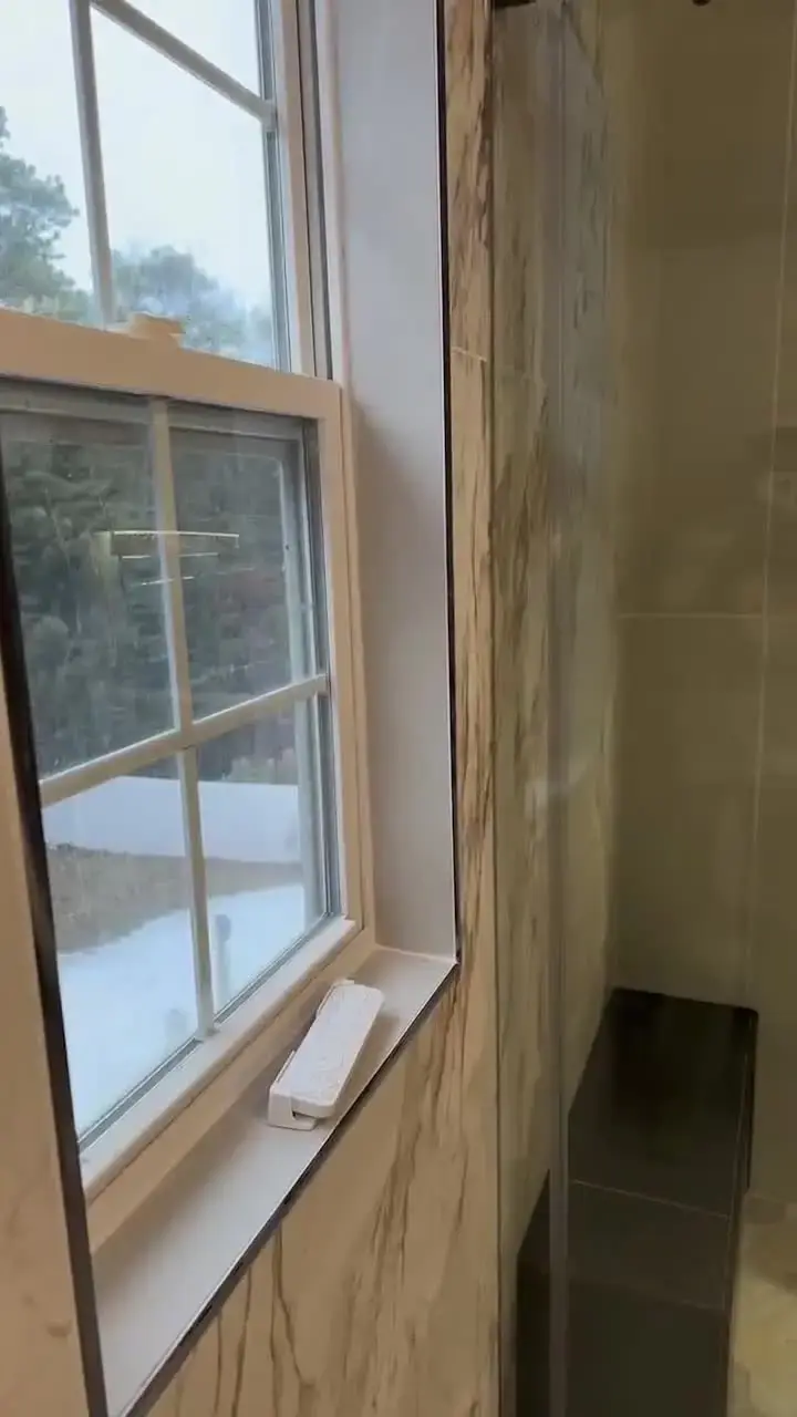Bathroom remodel walkthrough video
