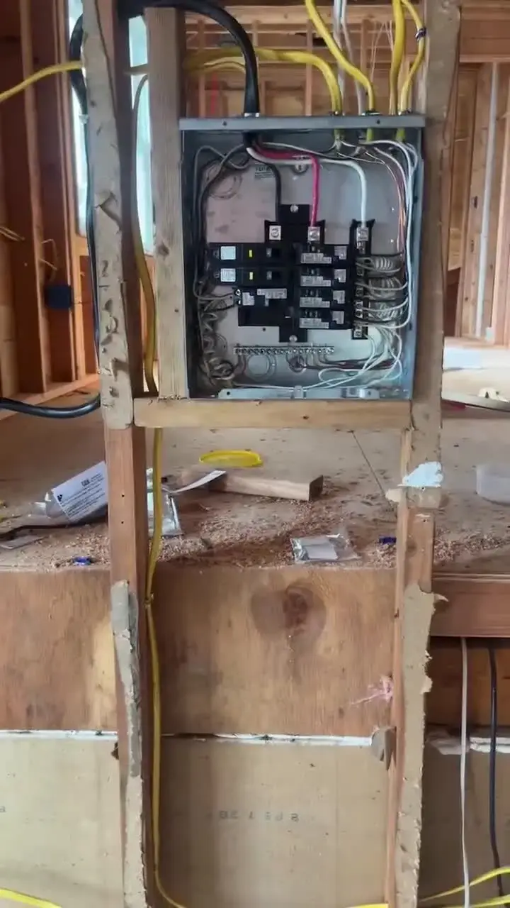New electrical panel and wiring video