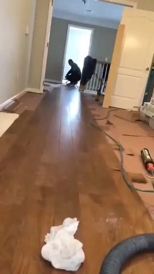 Hardwood floor installation video