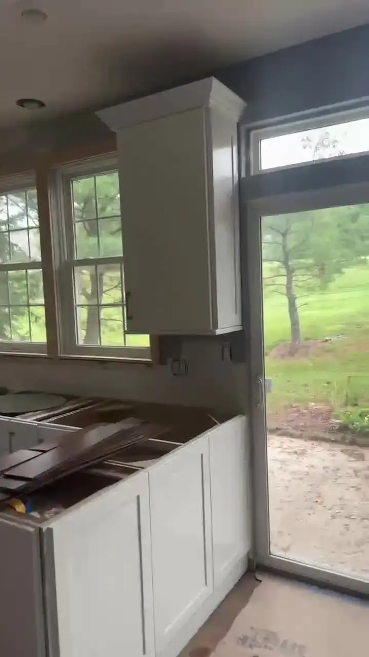 White kitchen cabinet installation video